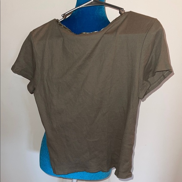 Hippie Rose olive Top - Picture 5 of 5